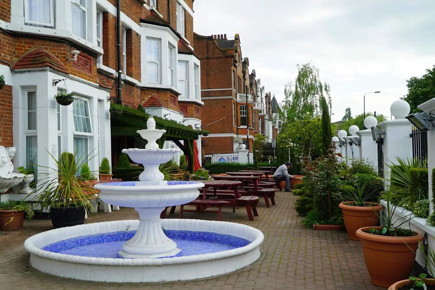 Clapham South Belvedere Hotel Terrasse