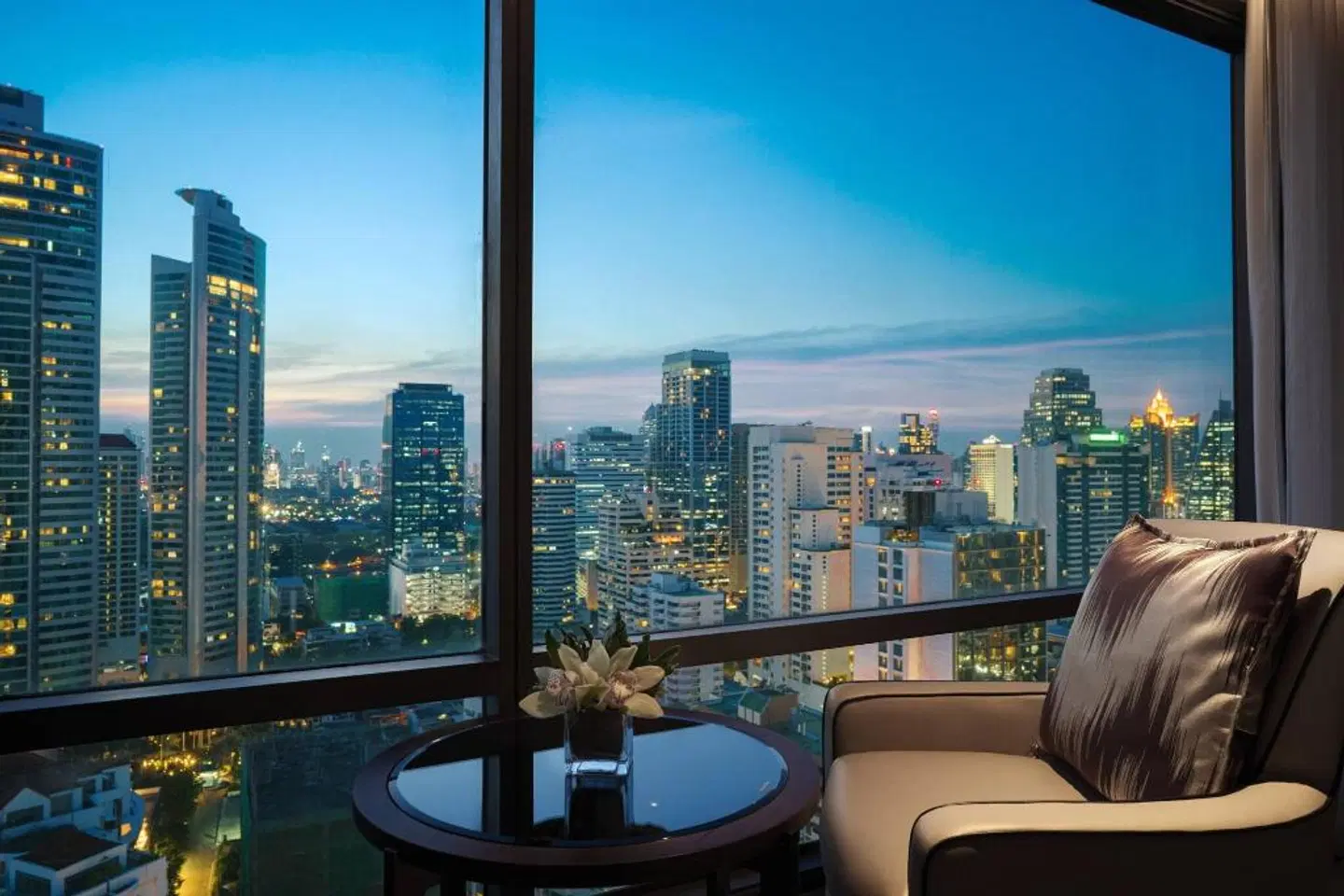 Bangkok Marriott Marquis Queens Park Terrasse