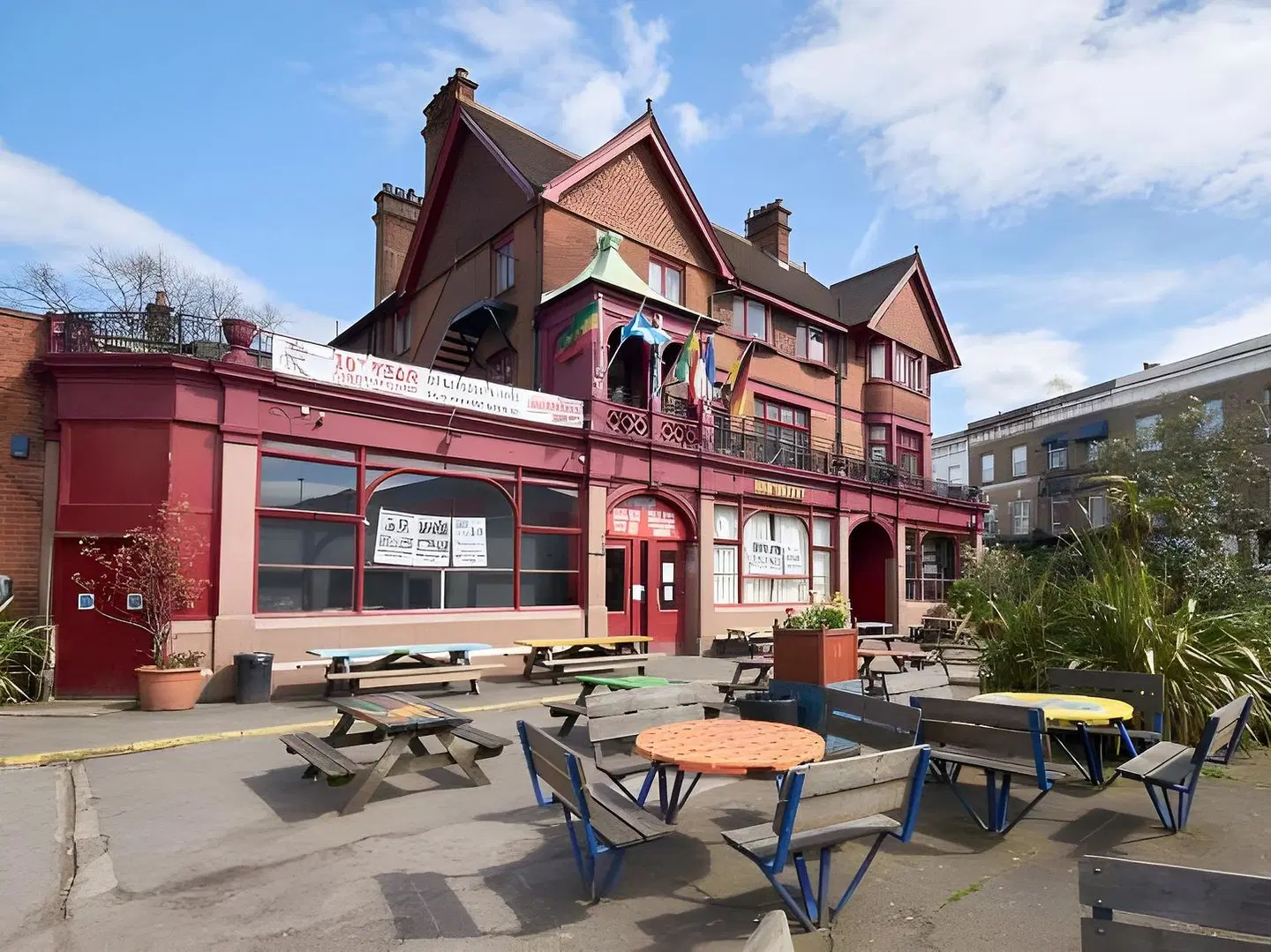 Hootananny Hostel Terrasse