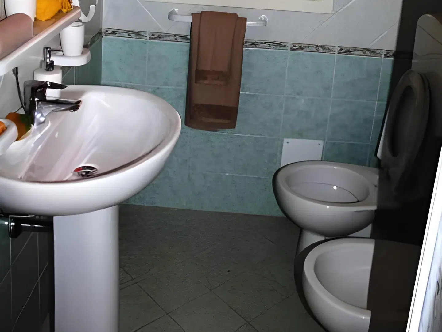 Airone Bianco Residence Village Badezimmer
