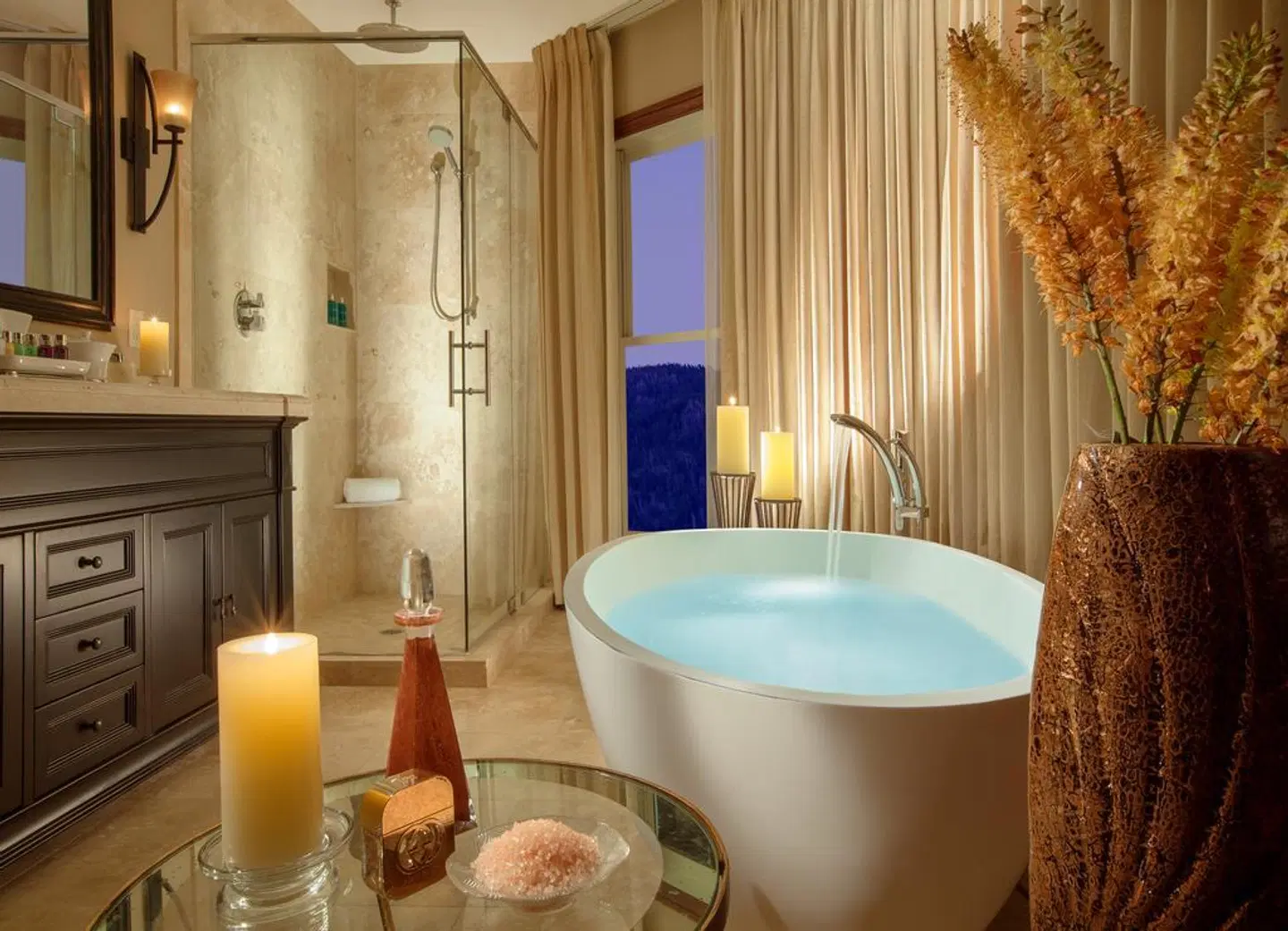 Rustic Inn Creekside Resort and Spa at Jackson Hole Badezimmer