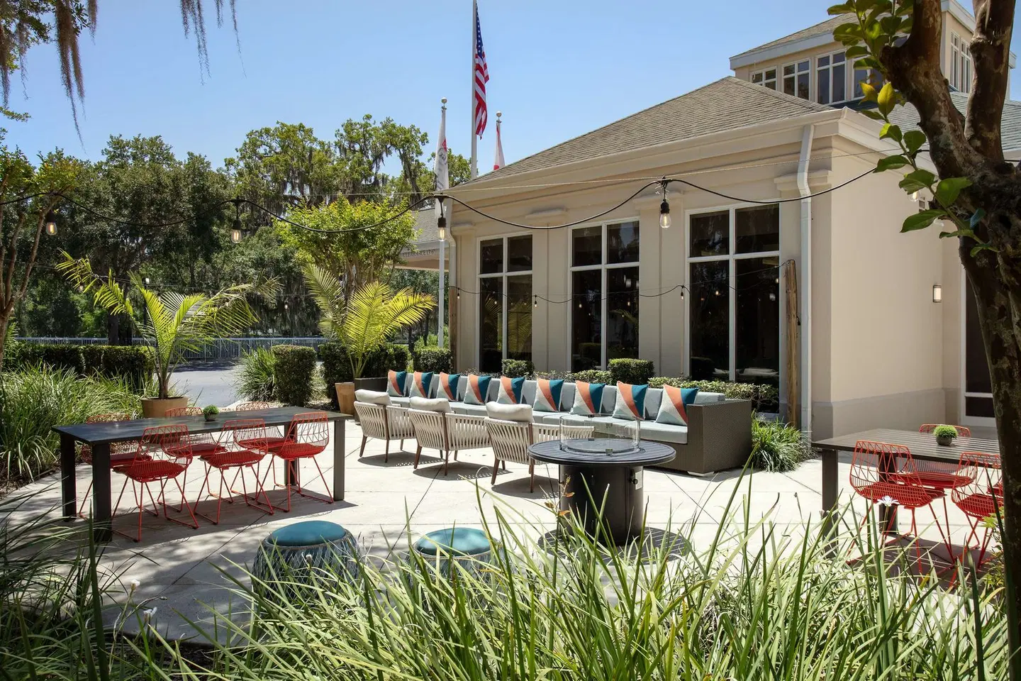 Hilton Garden Inn Gainesville Terrasse