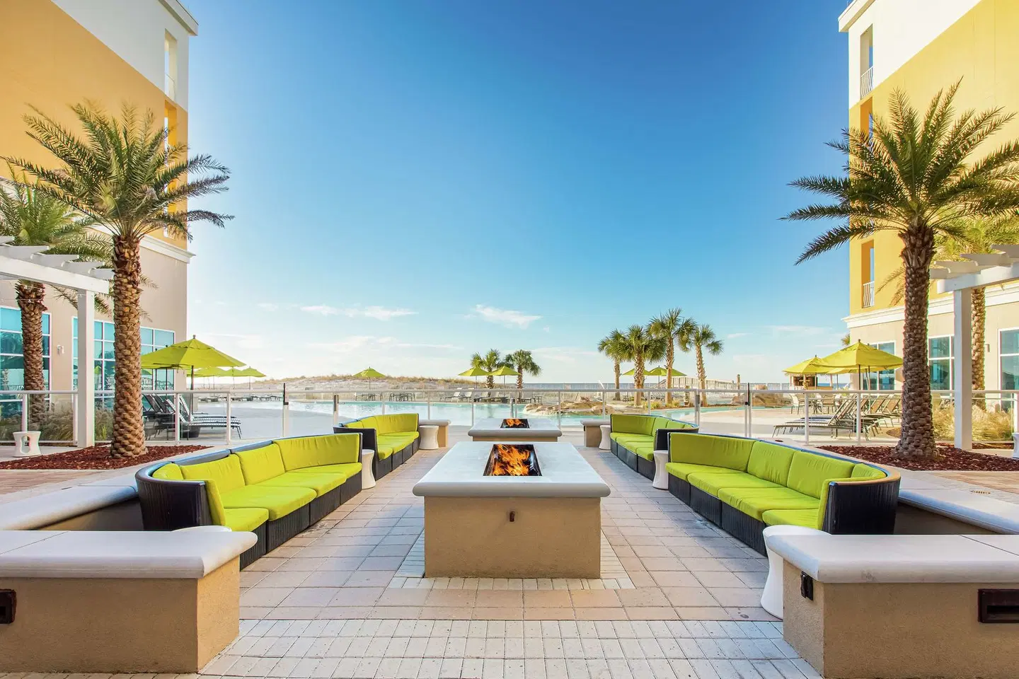 Hilton Garden Inn Ft. Walton Beach Terrasse