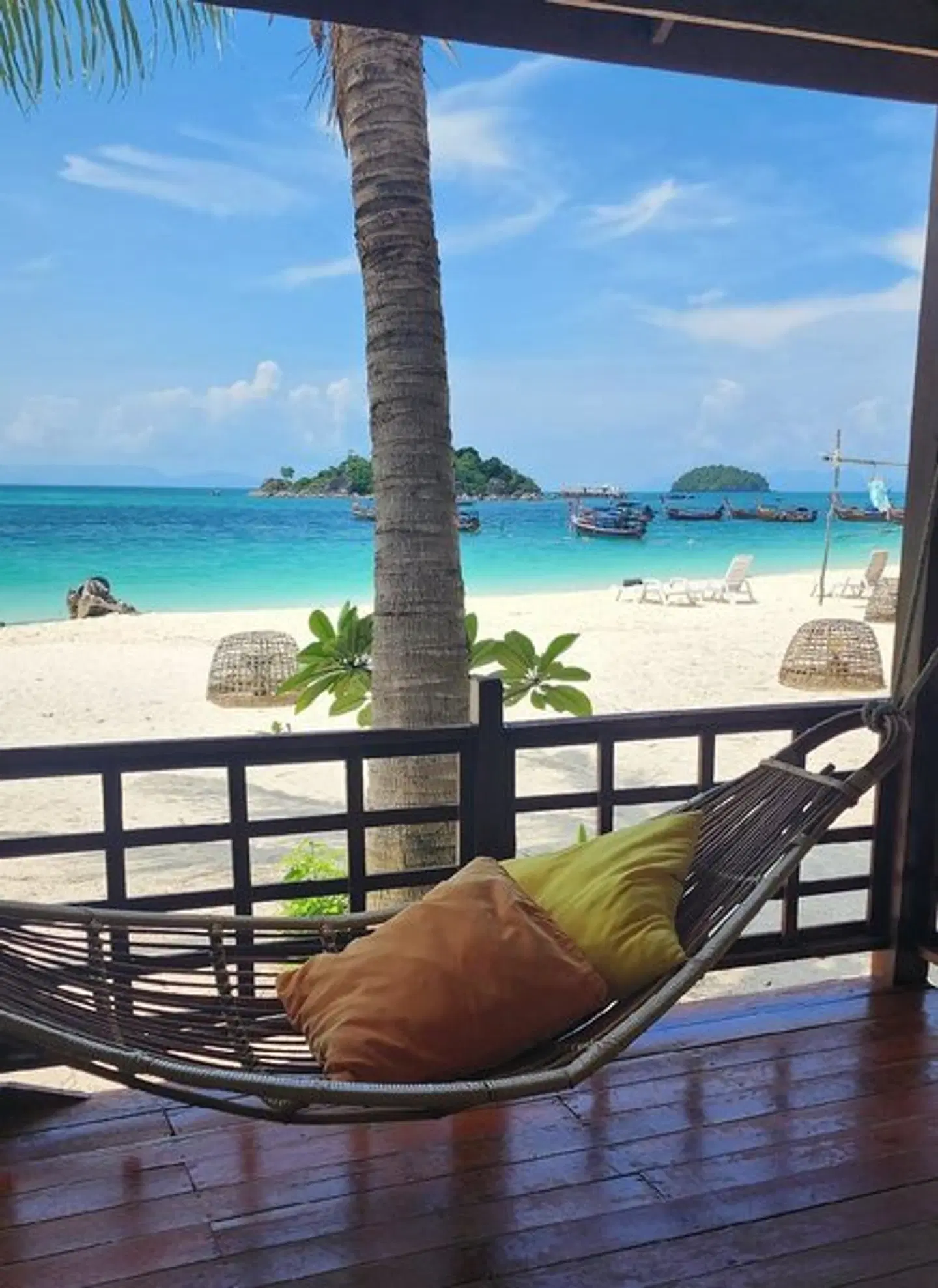Lipe Beach Resort Terrasse