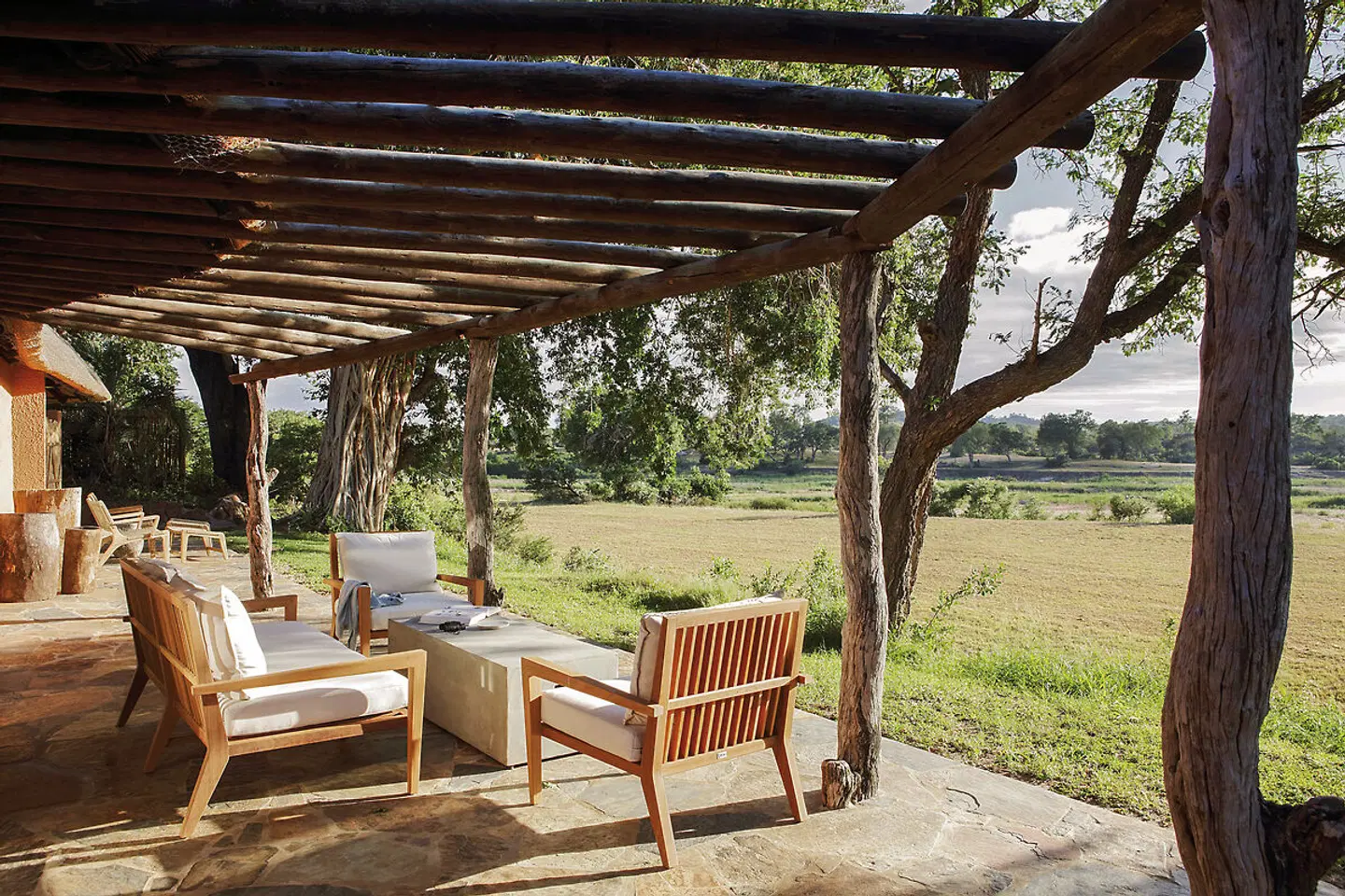 Mala Mala Game Reserve Terrasse