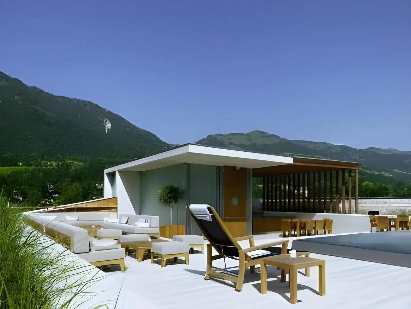Schwarzer Adler Kitzbühel Terrasse