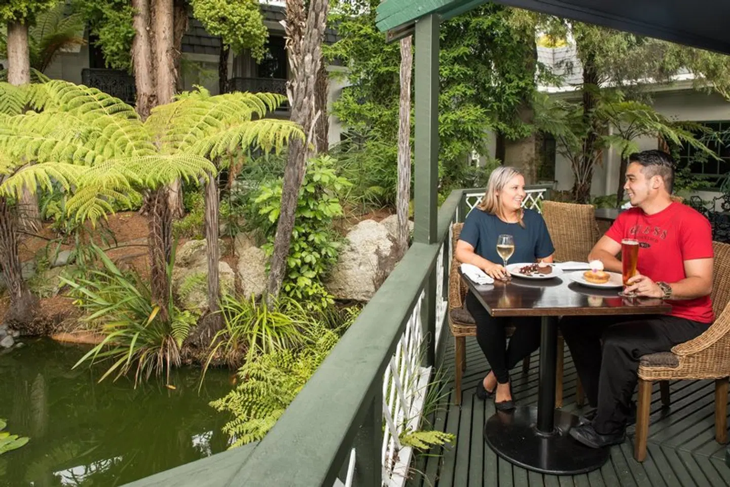 Distinction Hotel Rotorua Garten
