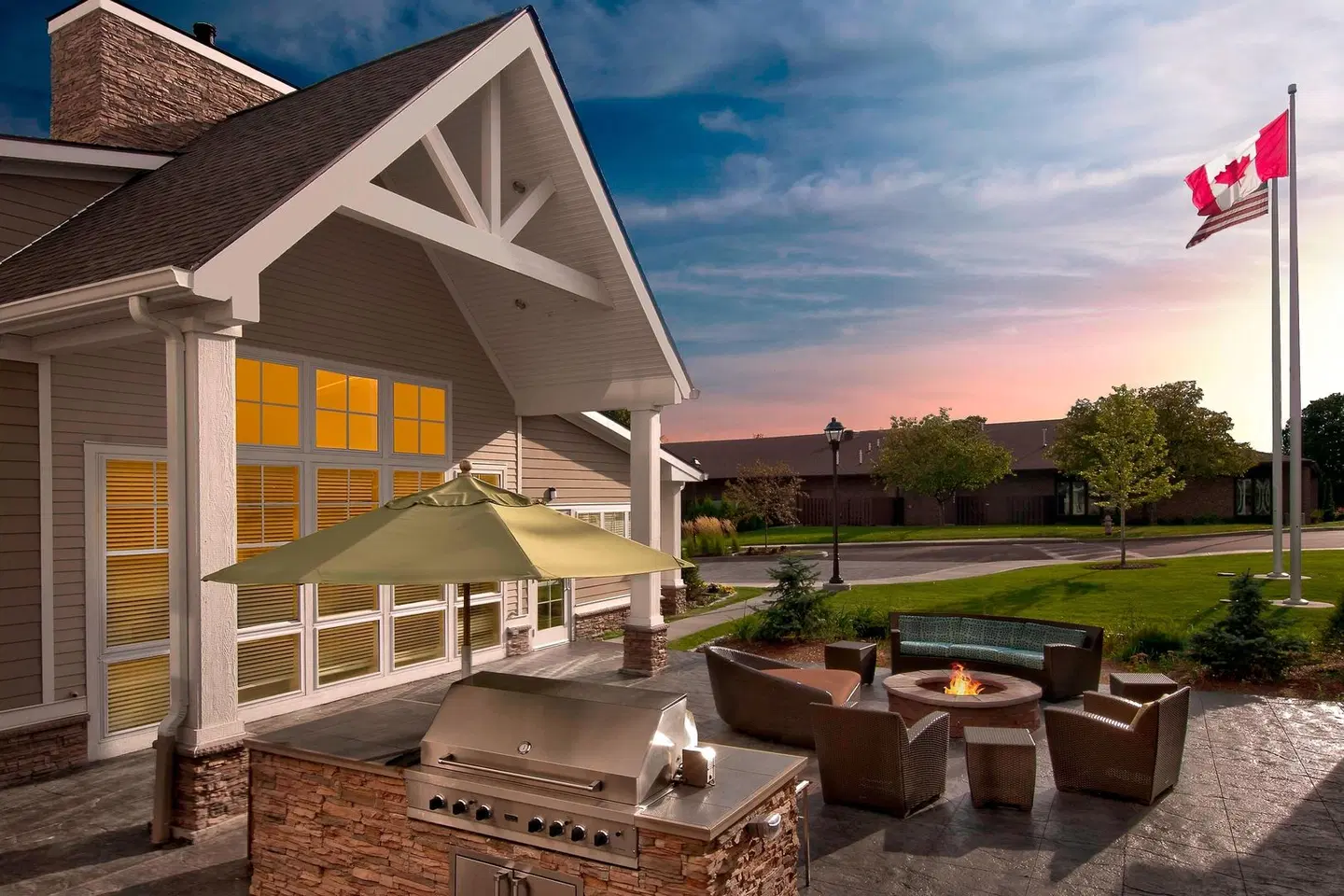 Residence Inn by Marriott Burlington Colchester Terrasse