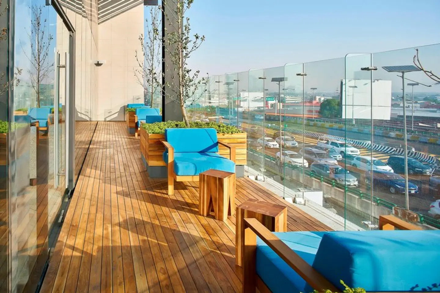 Courtyard by Marriott Mexico City Toreo Terrasse