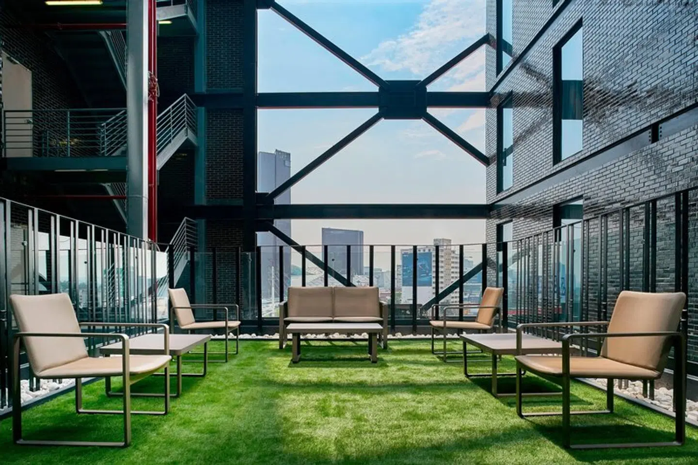Courtyard by Marriott Mexico City Toreo Garten