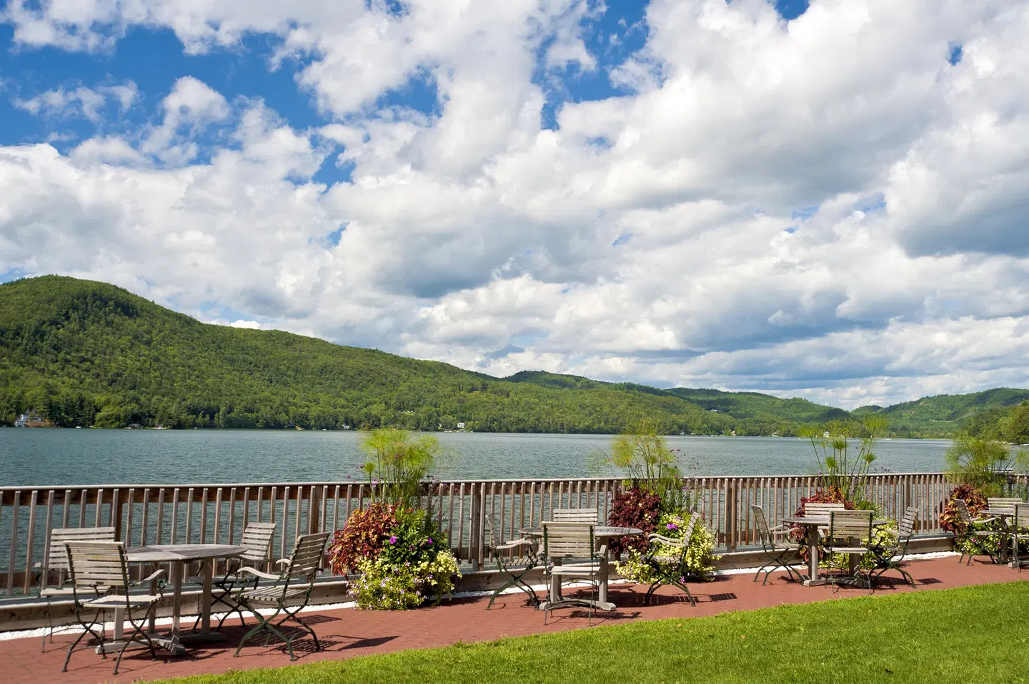 Lake Morey Resort Fairlee Garten
