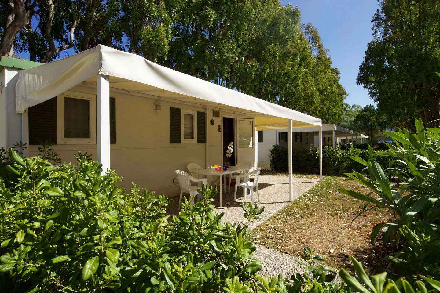 Mobile Homes Centro Vacanze Isuledda Garten