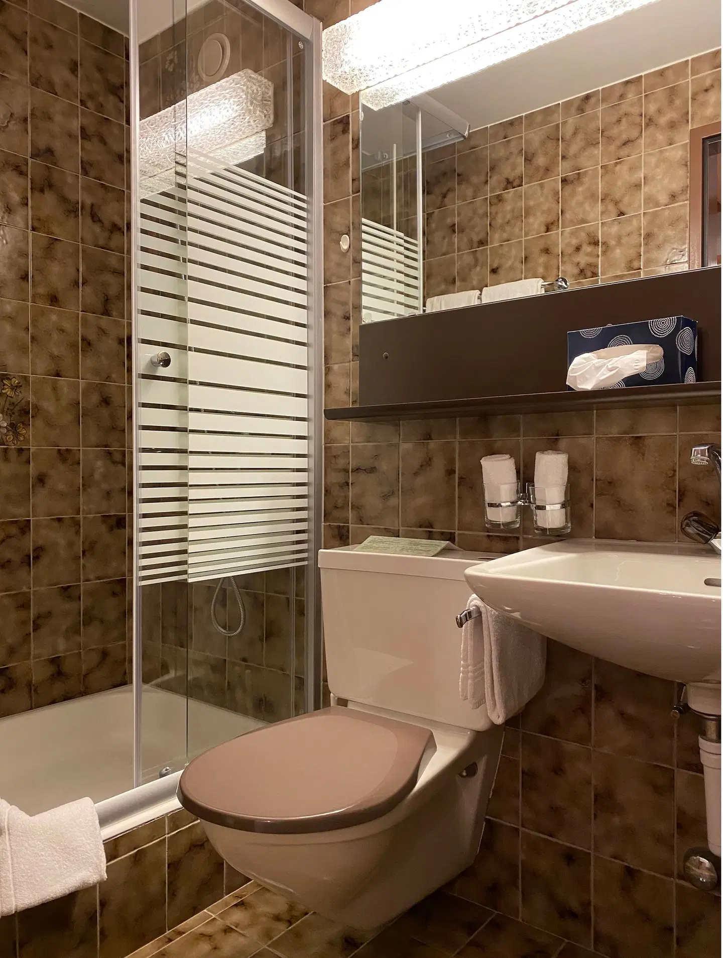 Hotel City Badezimmer