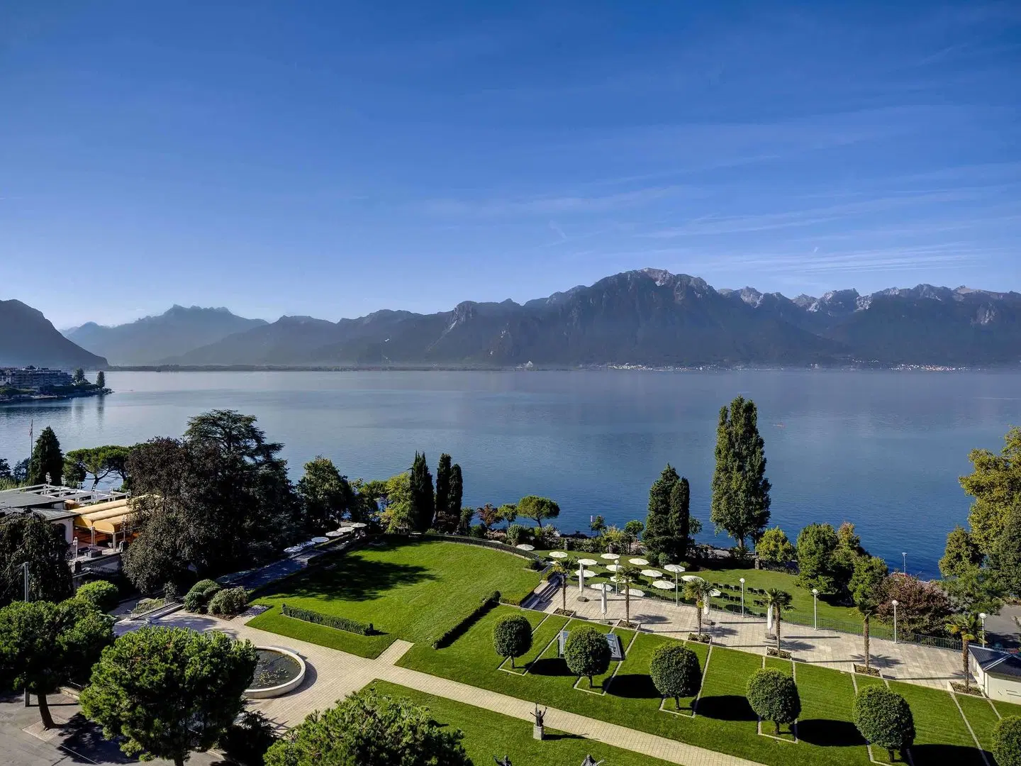 Fairmont Le Montreux Palace Garten