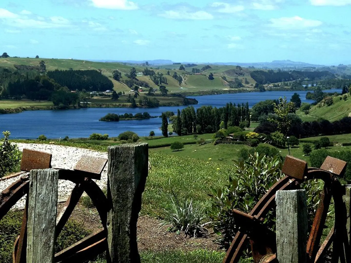 Lake Karapiro Lodge Terrasse