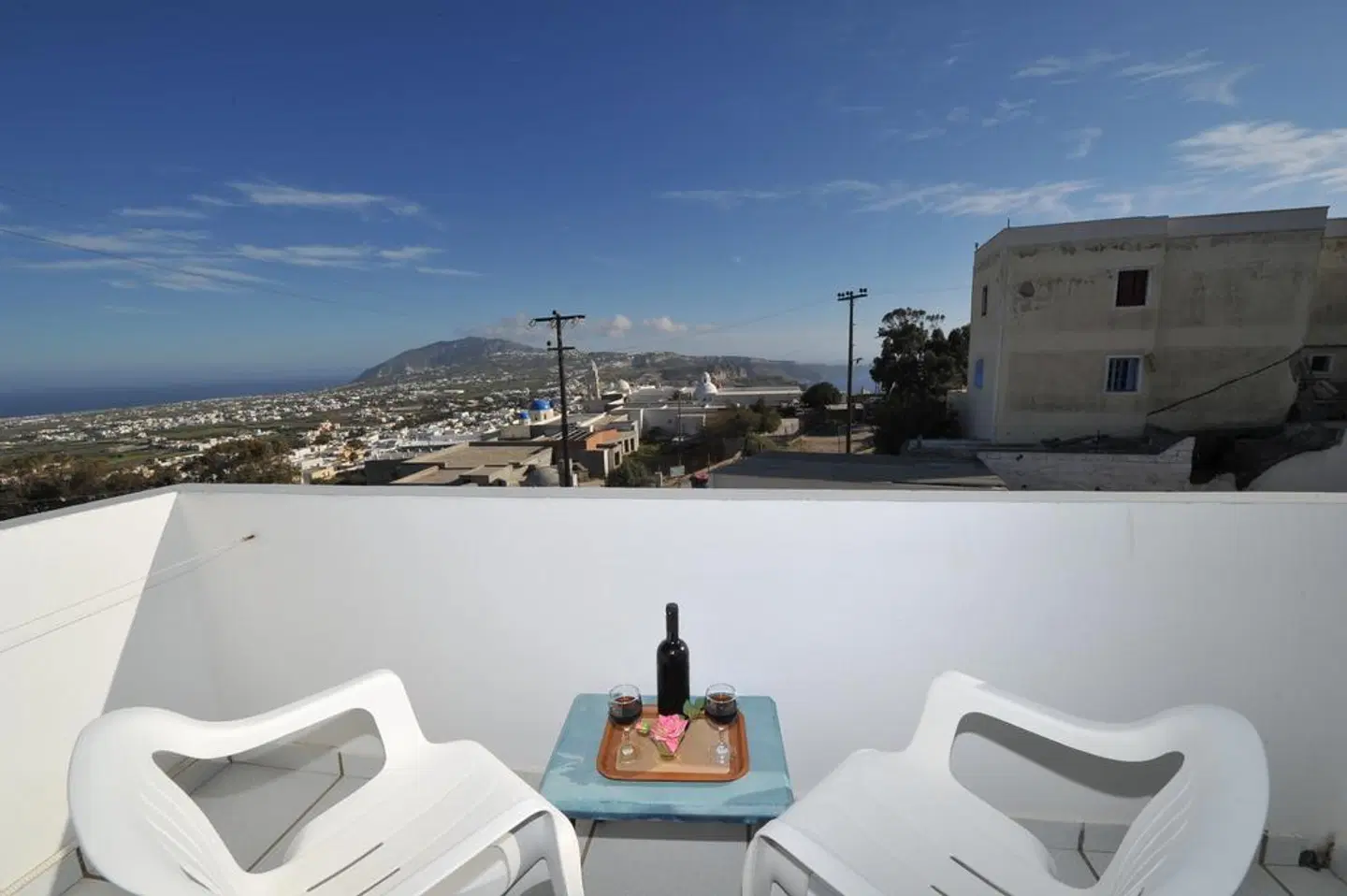King Thiras Hotel Terrasse