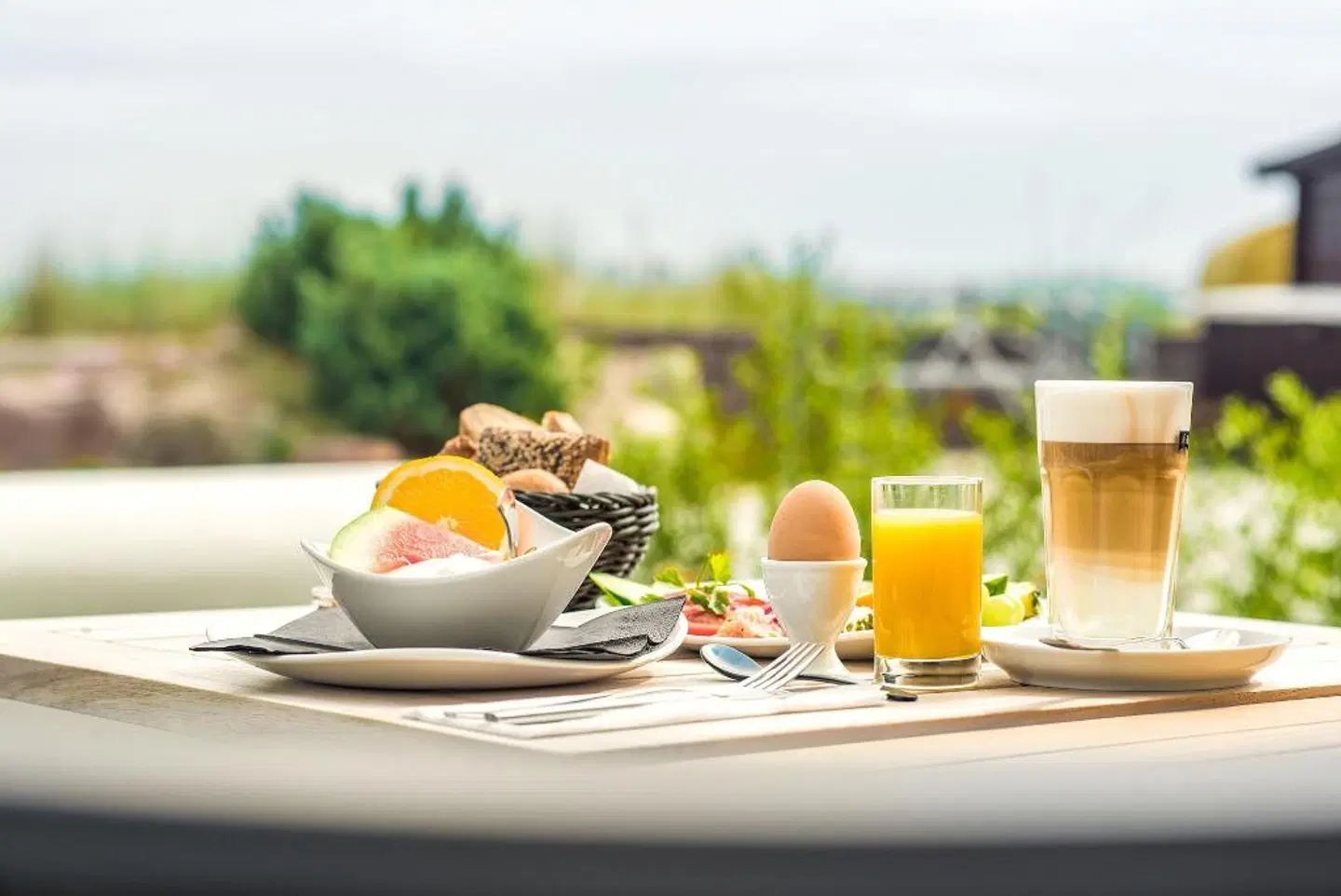 Strandhotel Luv Terrasse