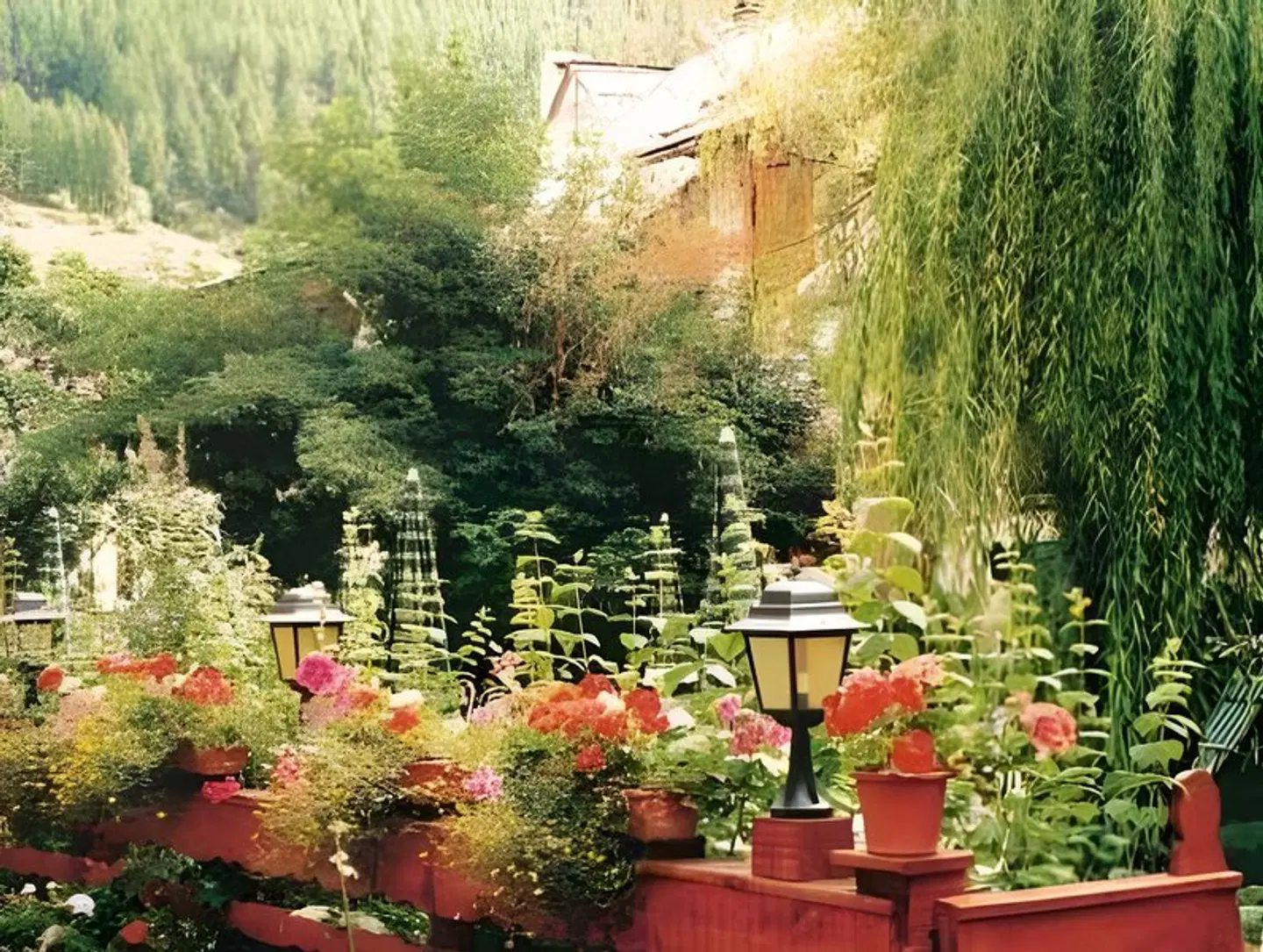 L'Auberge du Choucas Garten