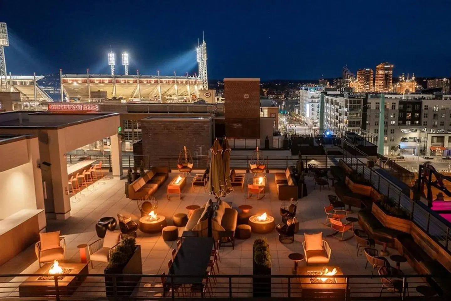 Moxy Cincinnati Downtown Terrasse