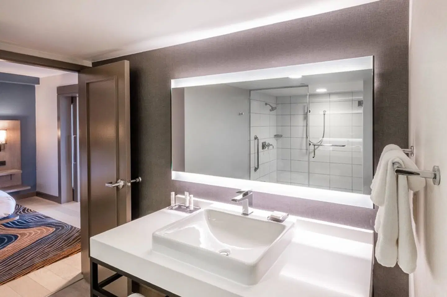 Pittsburgh Airport Marriott Badezimmer