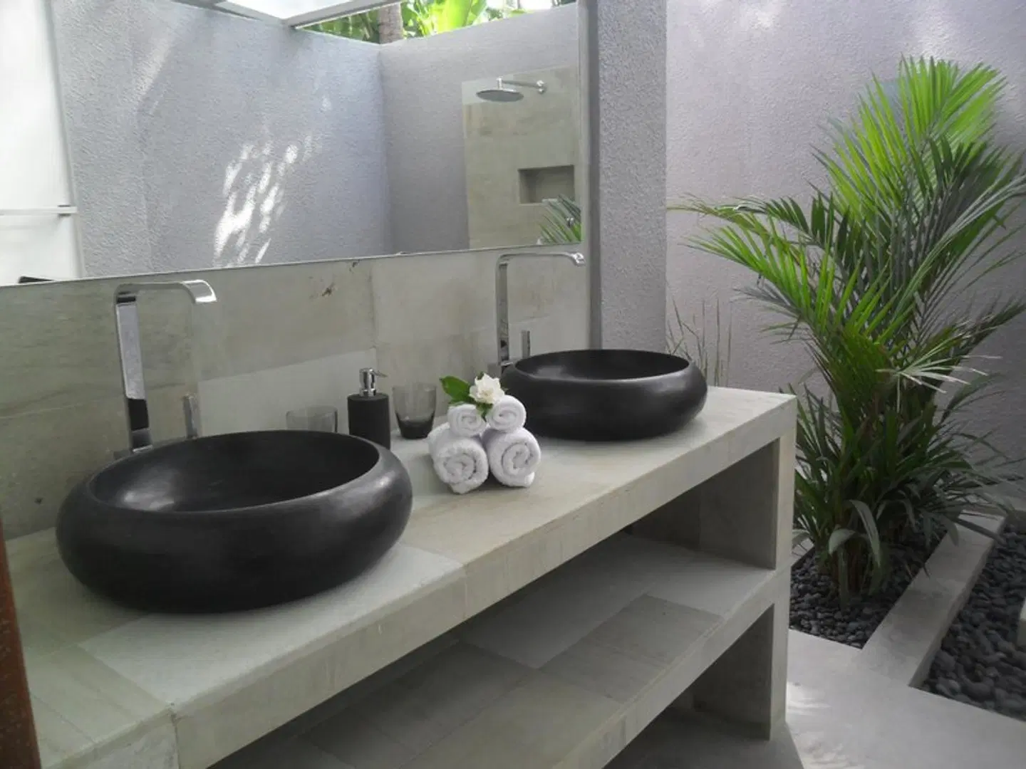 Ju'Blu Hotel Badezimmer