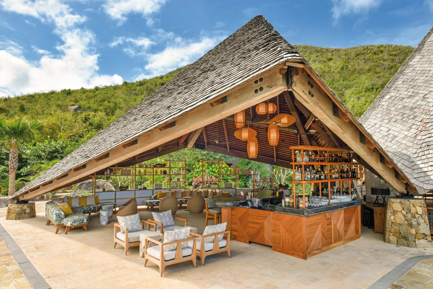 Rosewood Little Dix Bay Terrasse