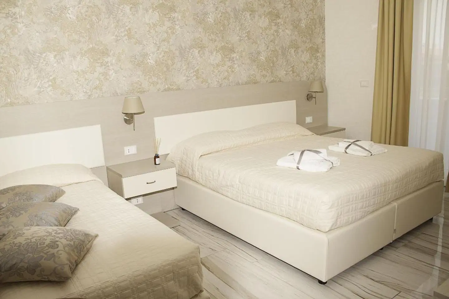 Rome Airport Inn Badezimmer