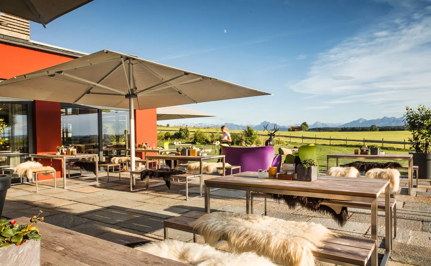 Das Weitblick Allgäu Terrasse
