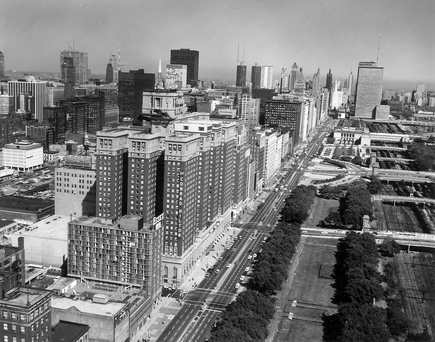Hilton Chicago Terrasse