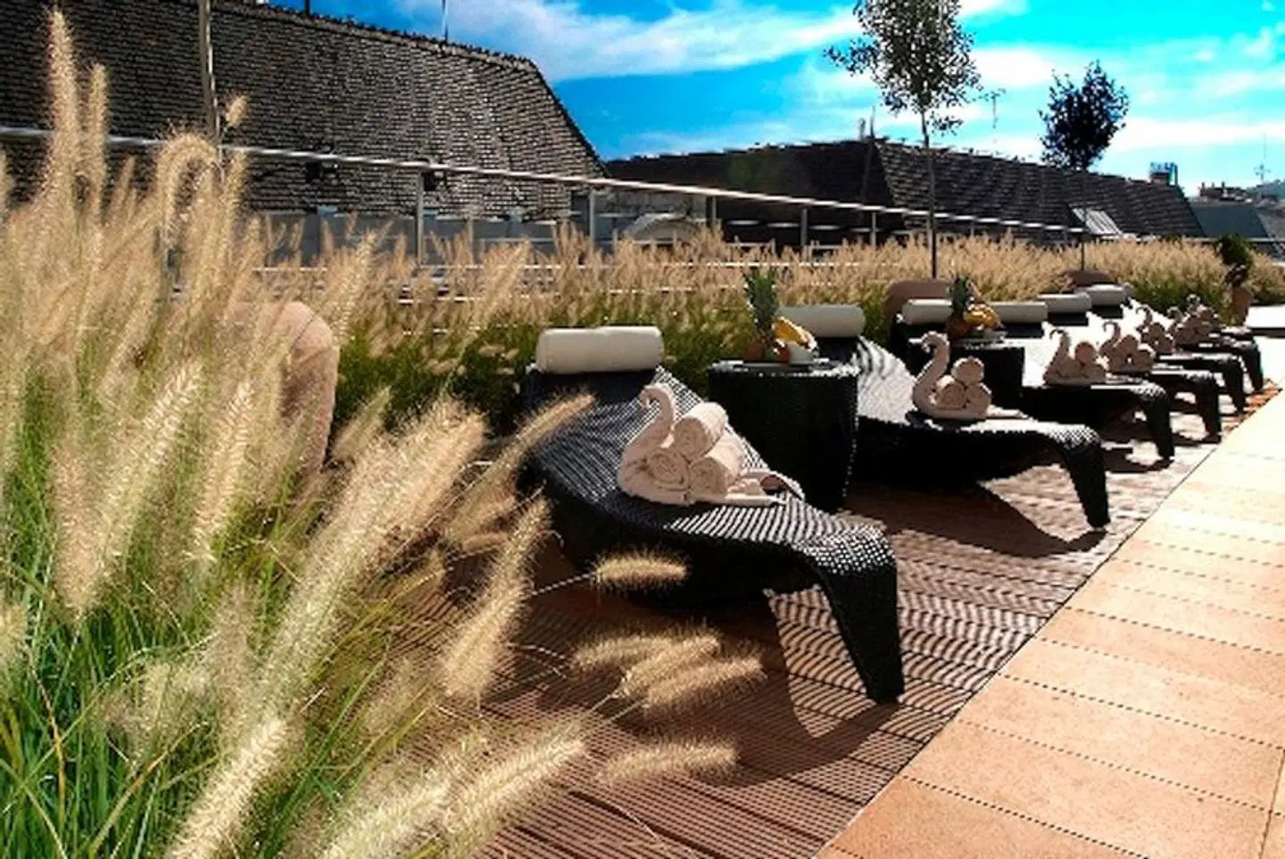 Continental Hotel Budapest Terrasse