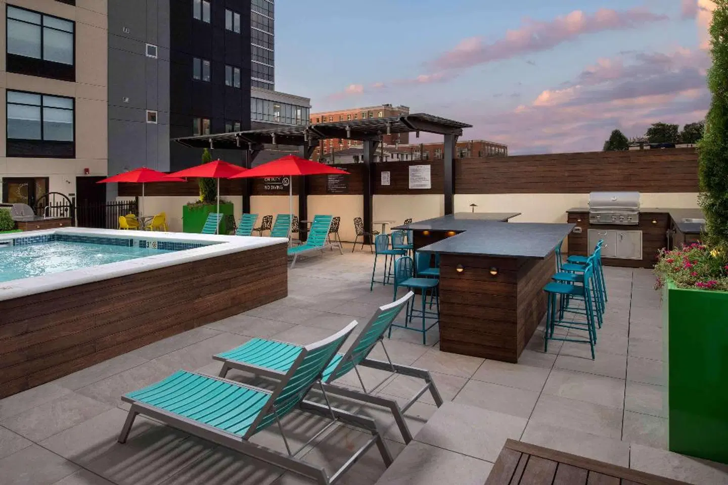 Tru By Hilton Nashville Downtown Convention Center Terrasse