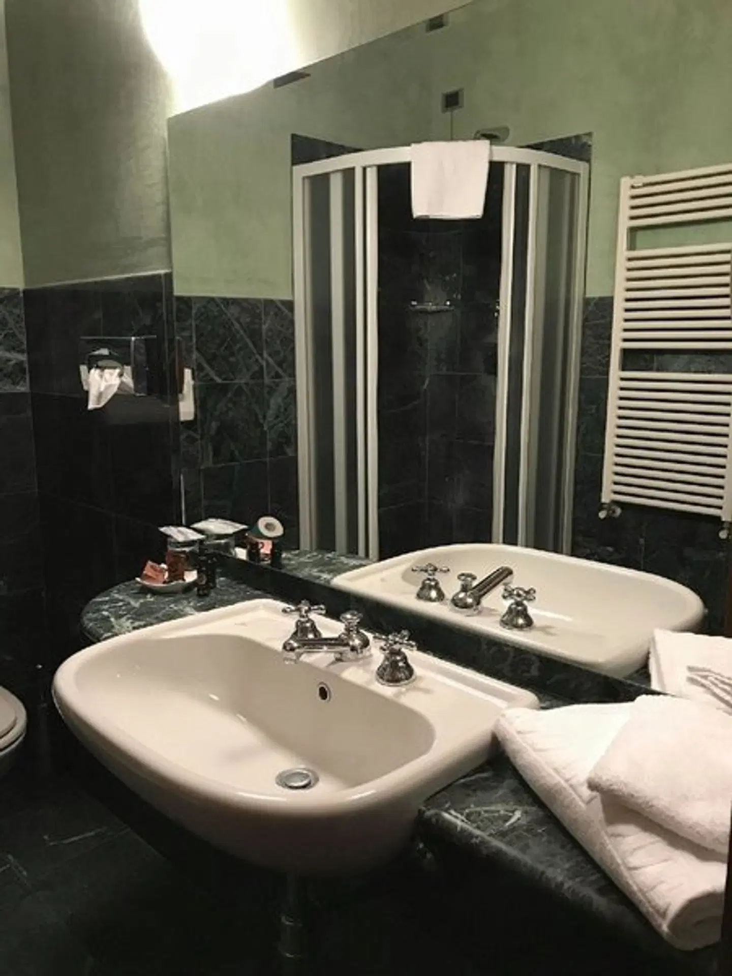 Albergo Le Due Corti Badezimmer