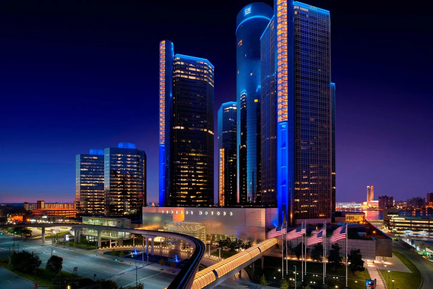 Detroit Marriott at the Renaissance Center Terrasse
