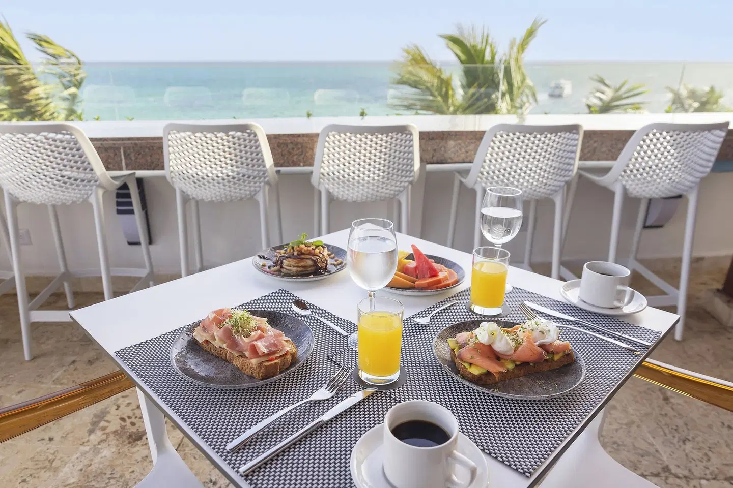 HM Bavaro Beach - Adults Only Terrasse