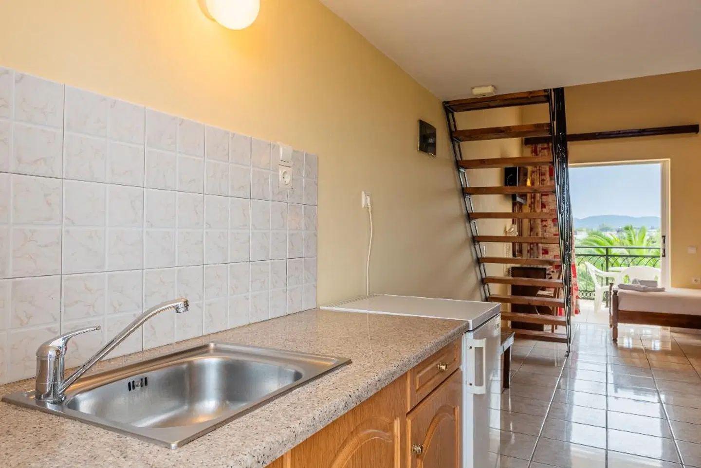 Village Inn Studios & Family Apartments Badezimmer