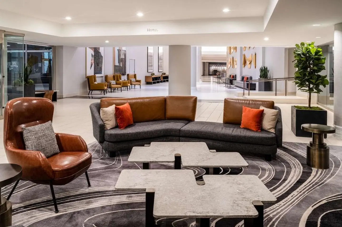 Hilton Dallas Lincoln Centre LOUNGE_LOBBY