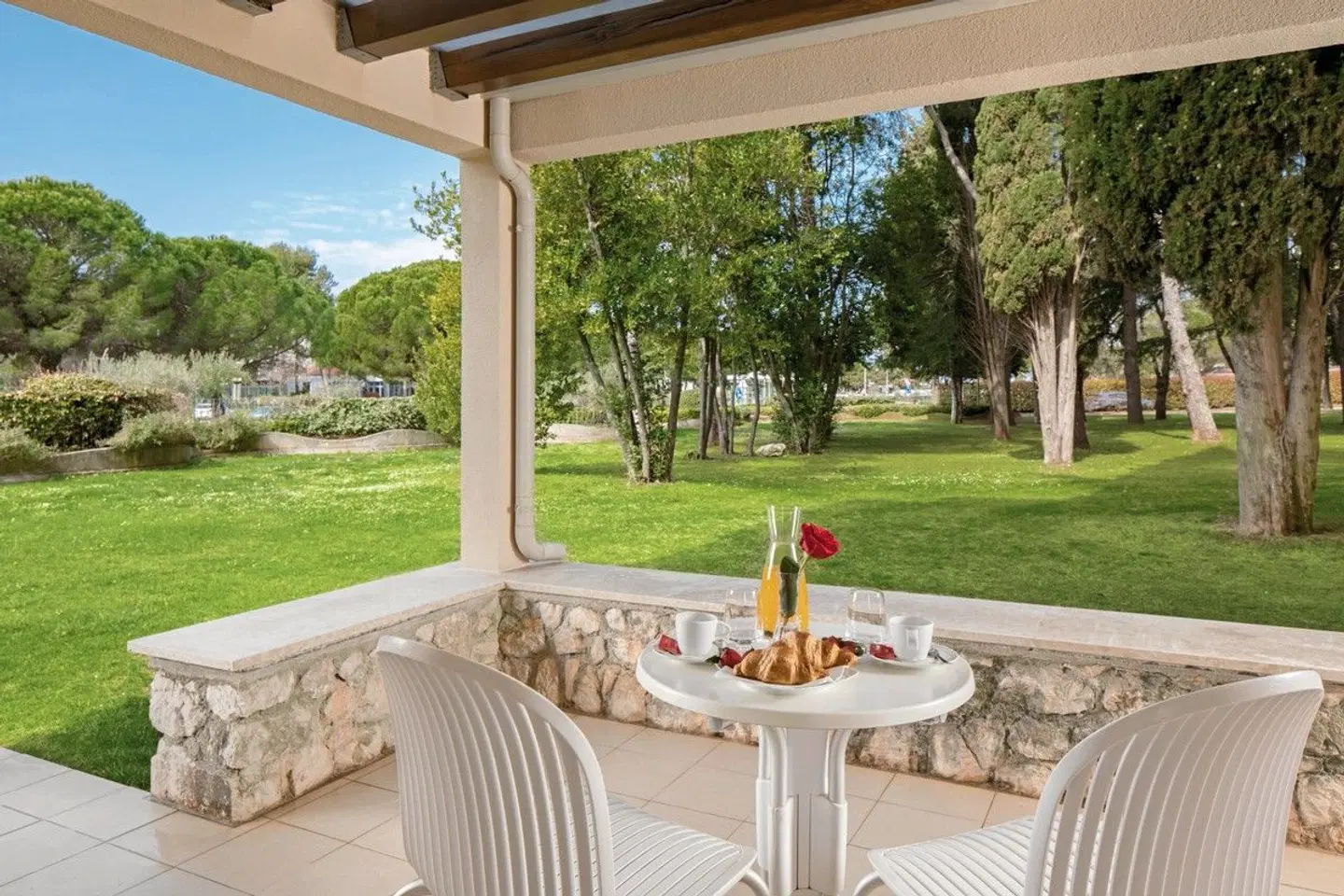 Hotel & Residence Garden Istra Plava Laguna Terrasse