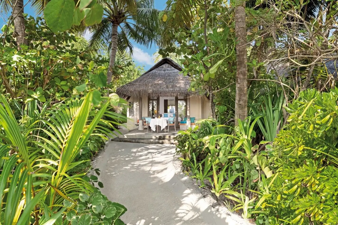 Anantara Dhigu Maldives Resort Garten