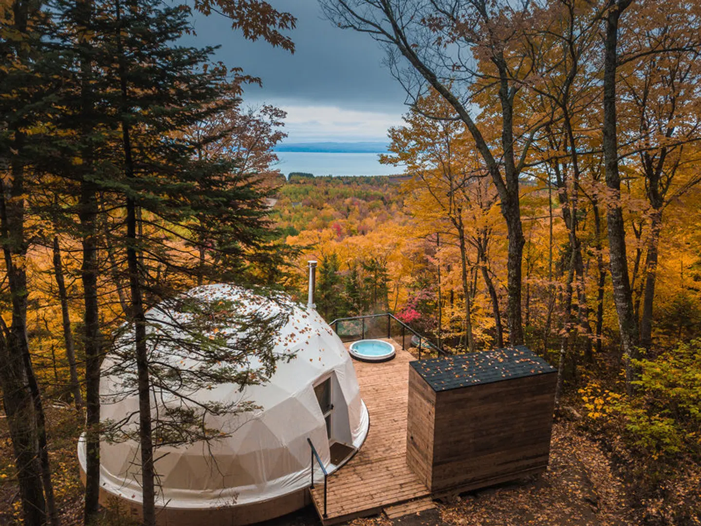 Dômes Charlevoix Terrasse