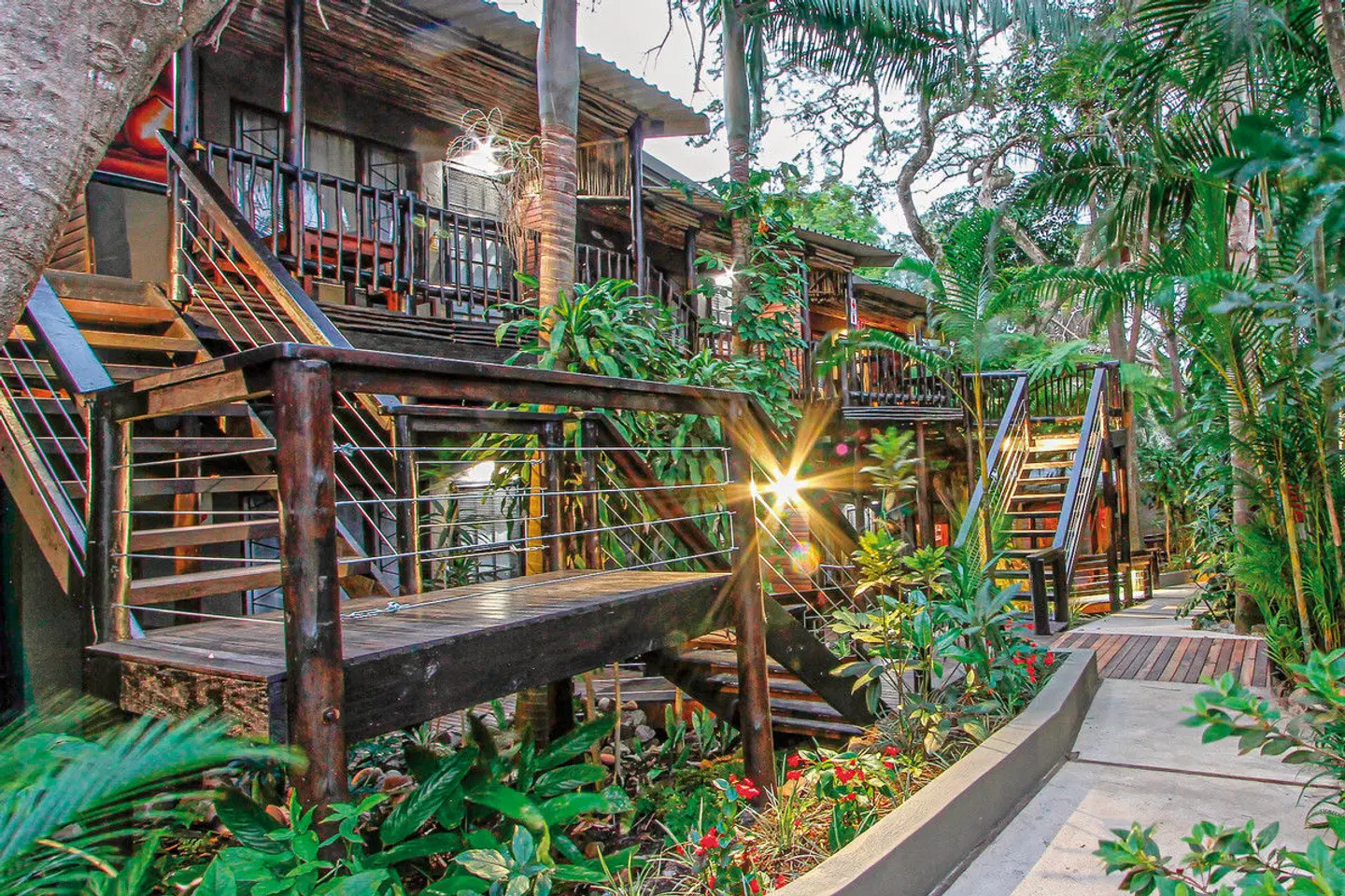 Umlilo Lodge Garten