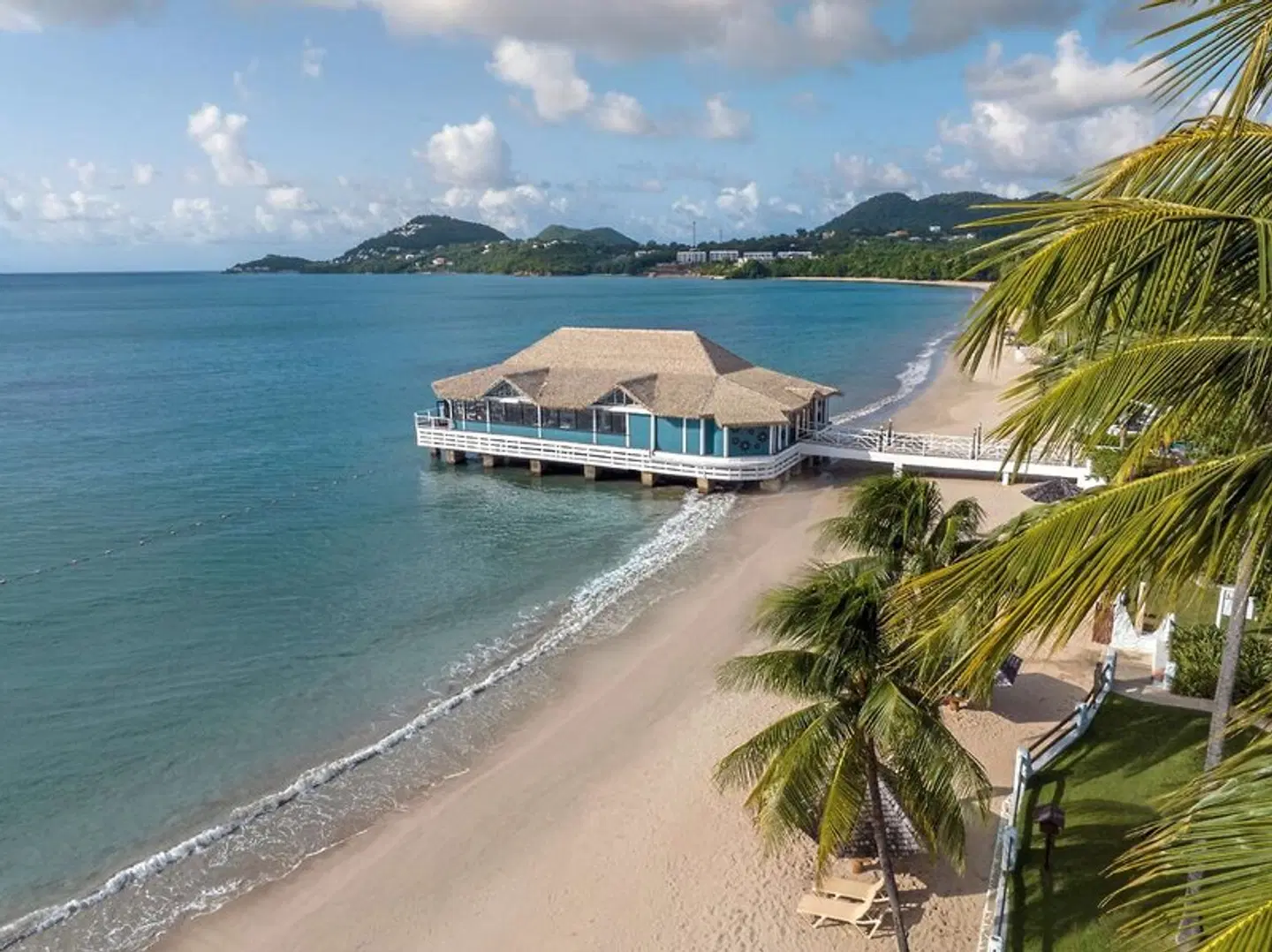 Sandals Halcyon Beach St. Lucia Strand