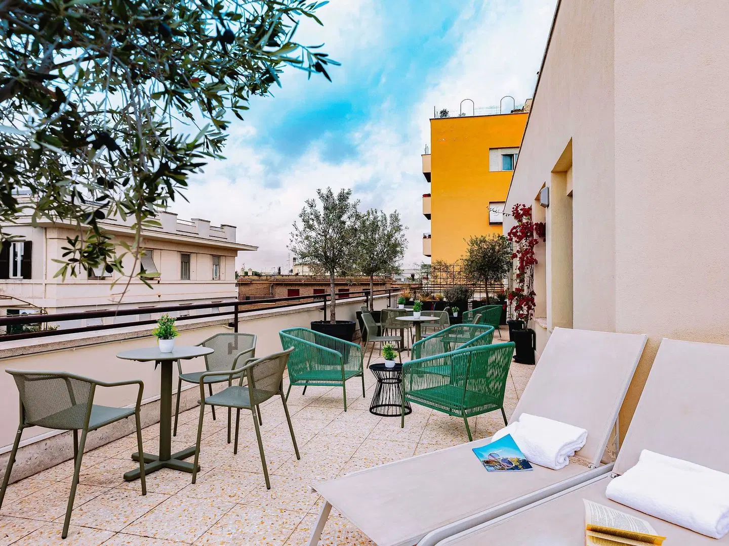 Mercure Rome Piazza Bologna Terrasse