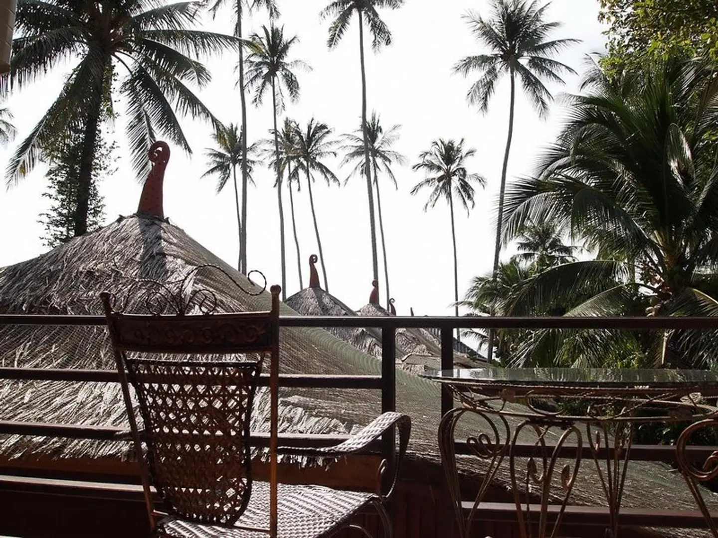 Lipa Bay Resort Terrasse
