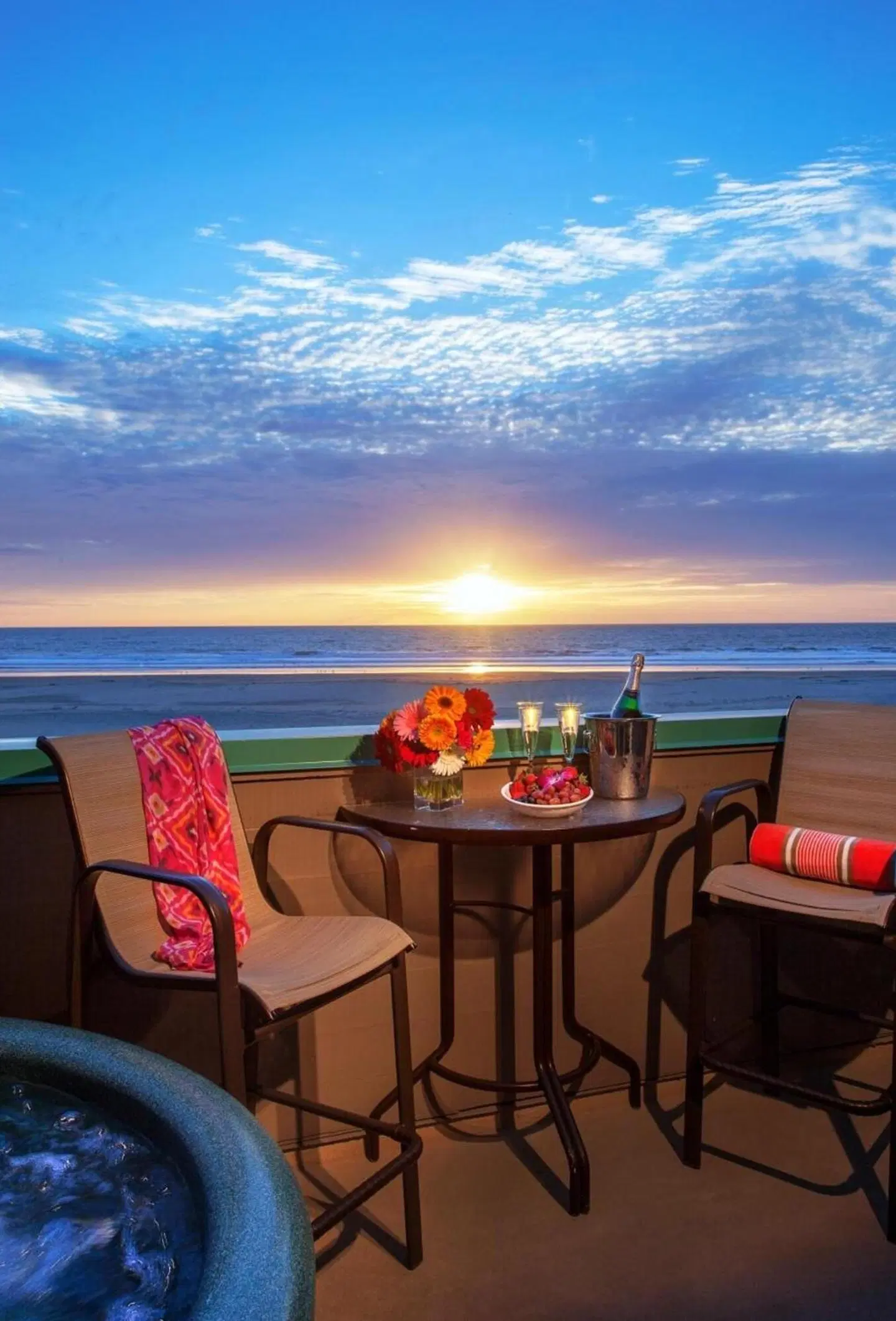 SeaVenture Beach Hotel Terrasse