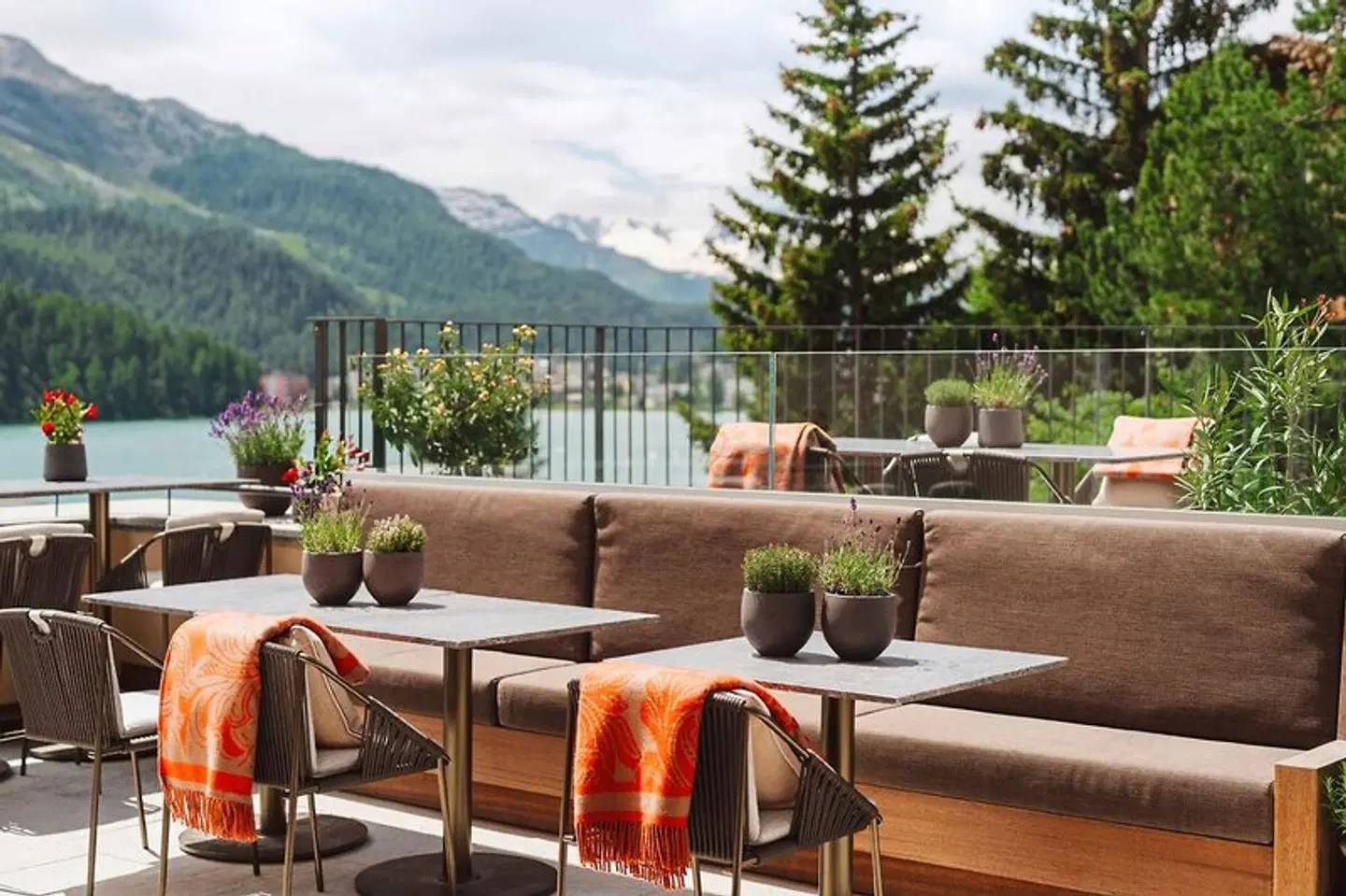 GRACE LA MARGNA ST MORITZ Terrasse