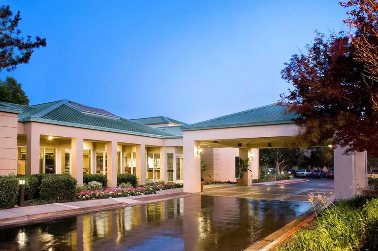 Courtyard by Marriott San Mateo Foster City Terrasse
