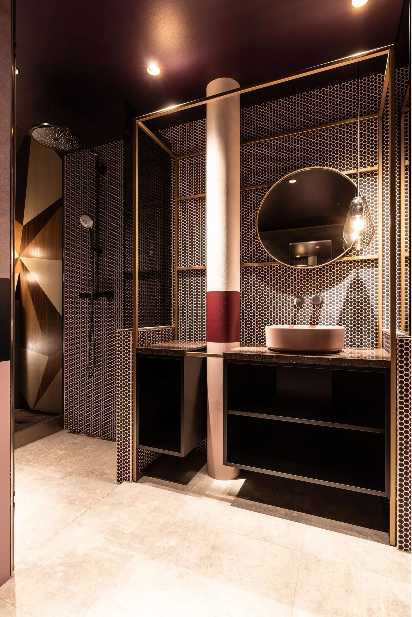 The Hide Flims Hotel Badezimmer