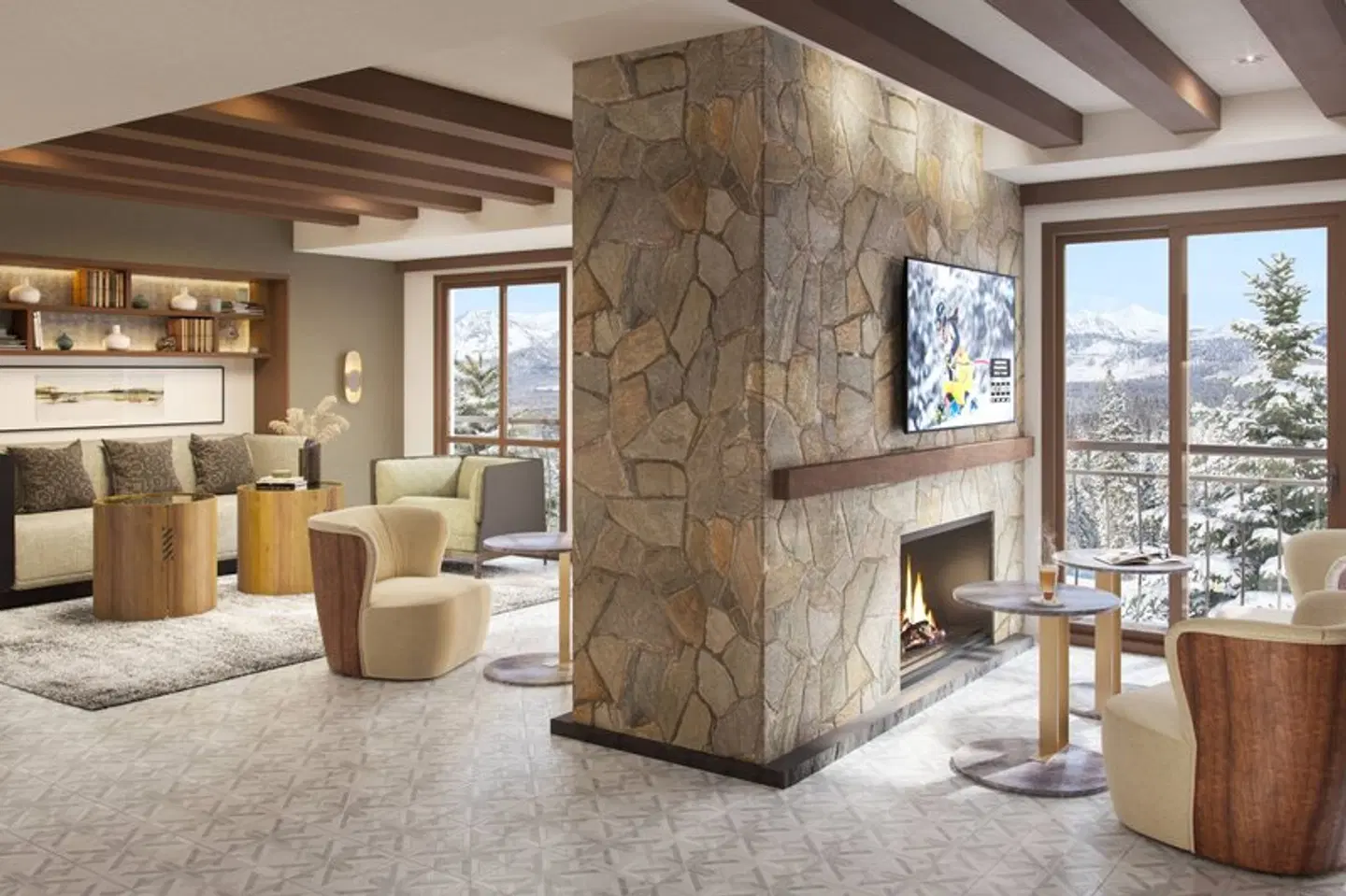 The Ritz-Carlton, Lake Tahoe LOUNGE_LOBBY