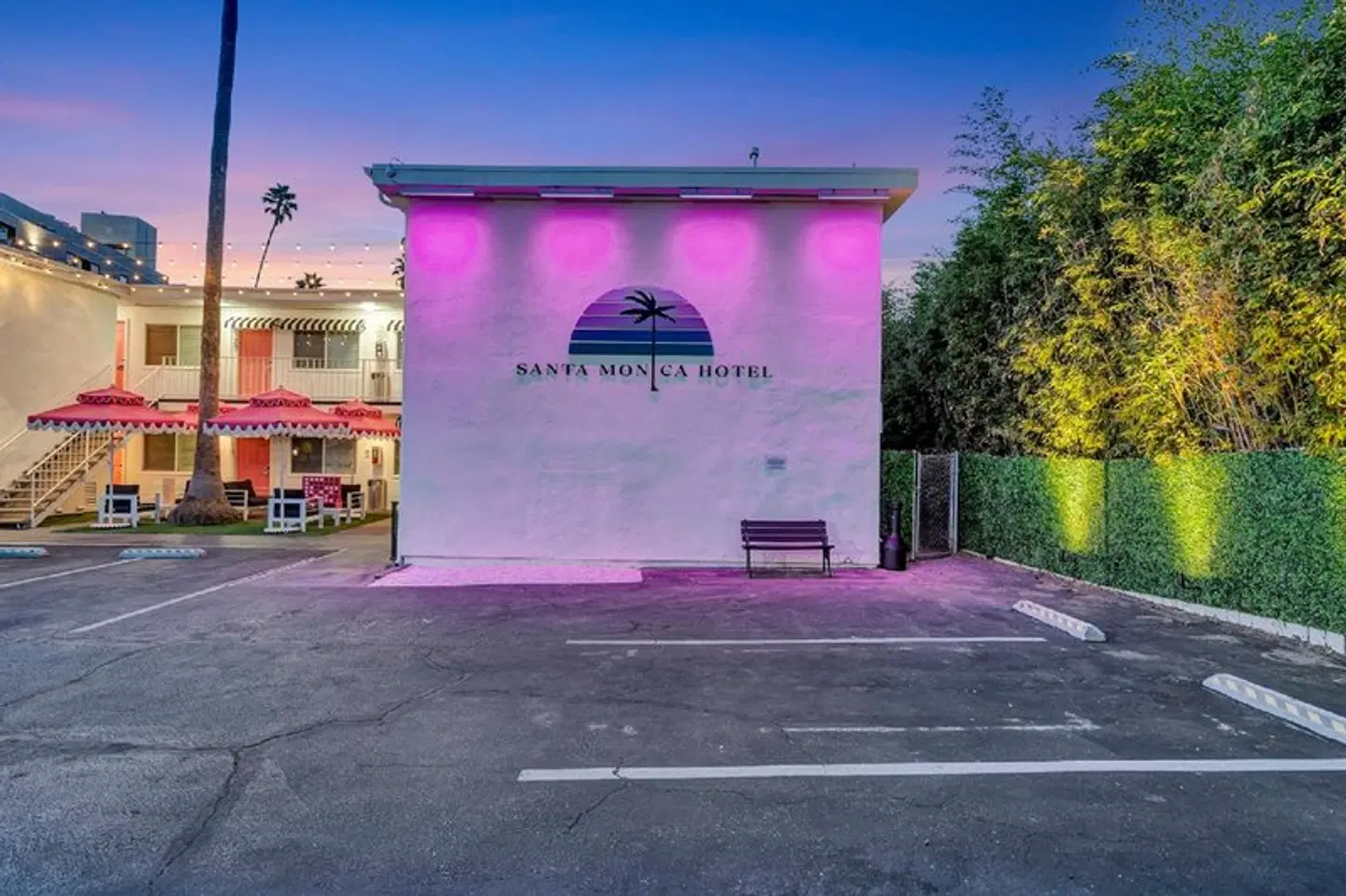 Santa Monica Motel Terrasse