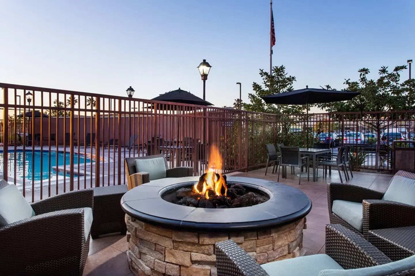 Residence Inn San Diego Oceanside Terrasse